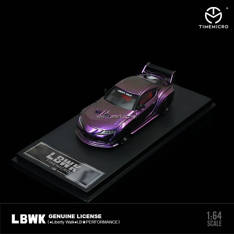 TIME MICRO 1/64 TOYOTA SUPRA A90 LBWK MAGIC PURPLE