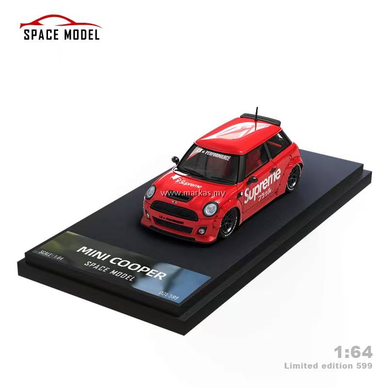 SPACE MODEL 1/64 LBWK MINI COOPER SUPREME LIVERY