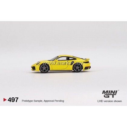 ミニカー MINI GT Porsche 911 Turbo S Racing Yello chase-car-porsche-911-turbo-s-