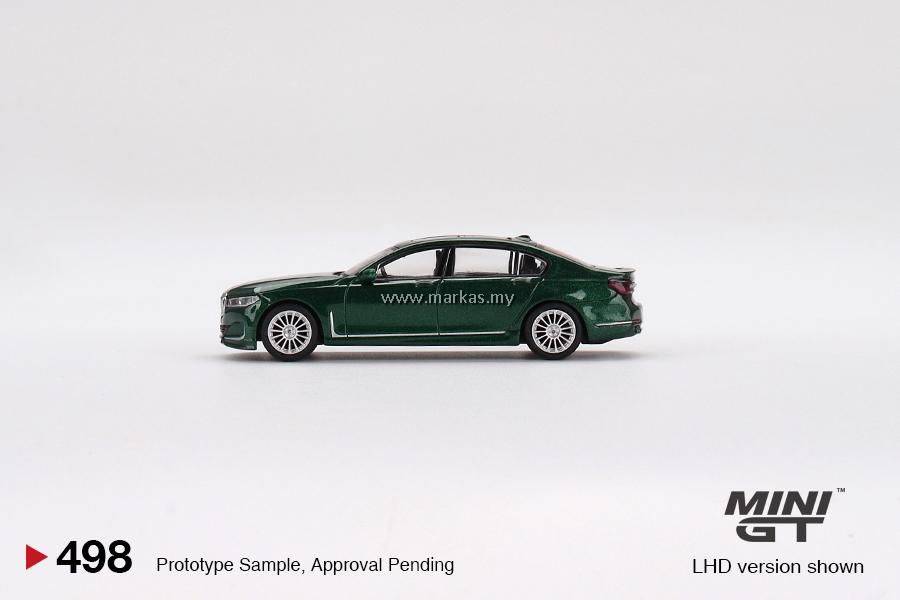 MINI GT BMW Alpina B7 xDrive 2個セット 498 Mini GT 1:64 BMW Alpina B7 xDrive Alpina Green Metallic #498