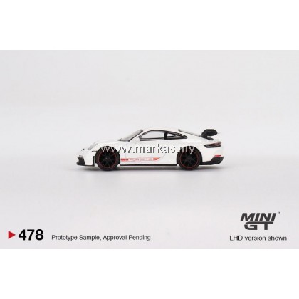 MINI GT 1/64 #478 PORSCHE 911 992 GT3 WHITE