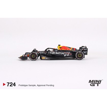 (PO) MINI GT 1/64 #724 ORACLE RED BULL RACING RB19 #1 MAX VERSTAPPEN 2023 F1 2023 BAHRAIN GP WINNER