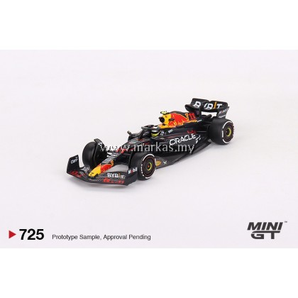(PO) MINI GT 1/64 #725 ORACLE RED BULL RACING RB19 #11 SERGIO PEREZ 2023 F1 2023 SAUDI ARABIAN GP WINNER