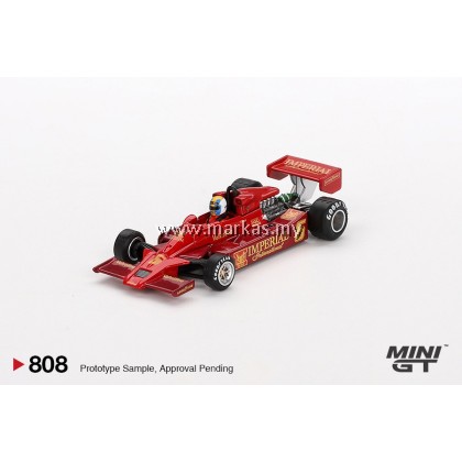 (PO) MINI GT 1/64 #808 LOTUS 78 #3  GUNNAR NILSSON 1977 JAPAN GP