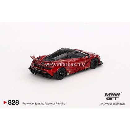 (PO) MINI GT 1/64 #828 MCLAREN 720S LB★WORKS GEM RED