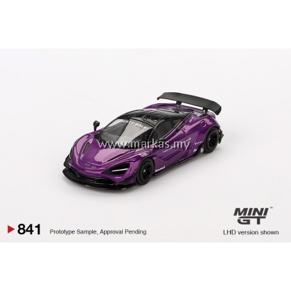(PO) MINI GT 1/64 #841 MCLAREN 720S LB★WORKS PURPLE
