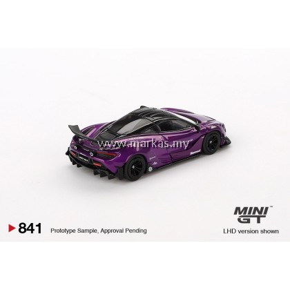 (PO) MINI GT 1/64 #841 MCLAREN 720S LB★WORKS PURPLE