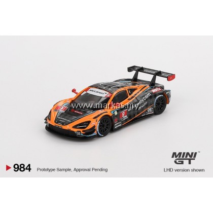 (PO) MINI GT 1/64 #984 MCLAREN 720S GT3 EVO PLAFF MOTORSPOTS 2024 IMSA DAYTONA