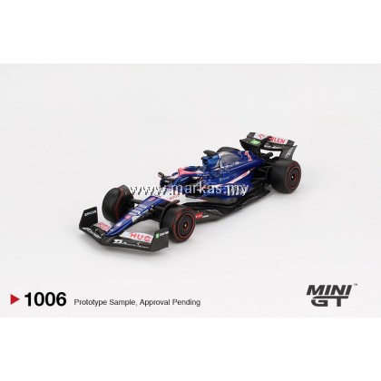 (PO) MINI GT 1/64 #1006 RB VCARB 01 #3 DANIEL RICCIARDO 2024 F1 2024 BAHRAIN GP
