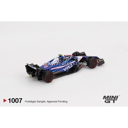 (PO) MINI GT 1/64 #1007 RB VCARB 01 #22 YUKI TSUNODA 2024 F1 2024 BAHRAIN GP
