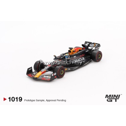 (PO) MINI GT 1/64 #1019 ORACLE RED BULL RACING RB20 #11 SERGIO PÉREZ 2024 F1 2024 BAHRAIN GP 2ND PLACE