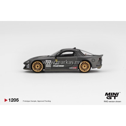 PO) (STANDARD/BLISTER) MINI GT 1/64 #1205 MAZDA RX-7 RE-AMEMIYA