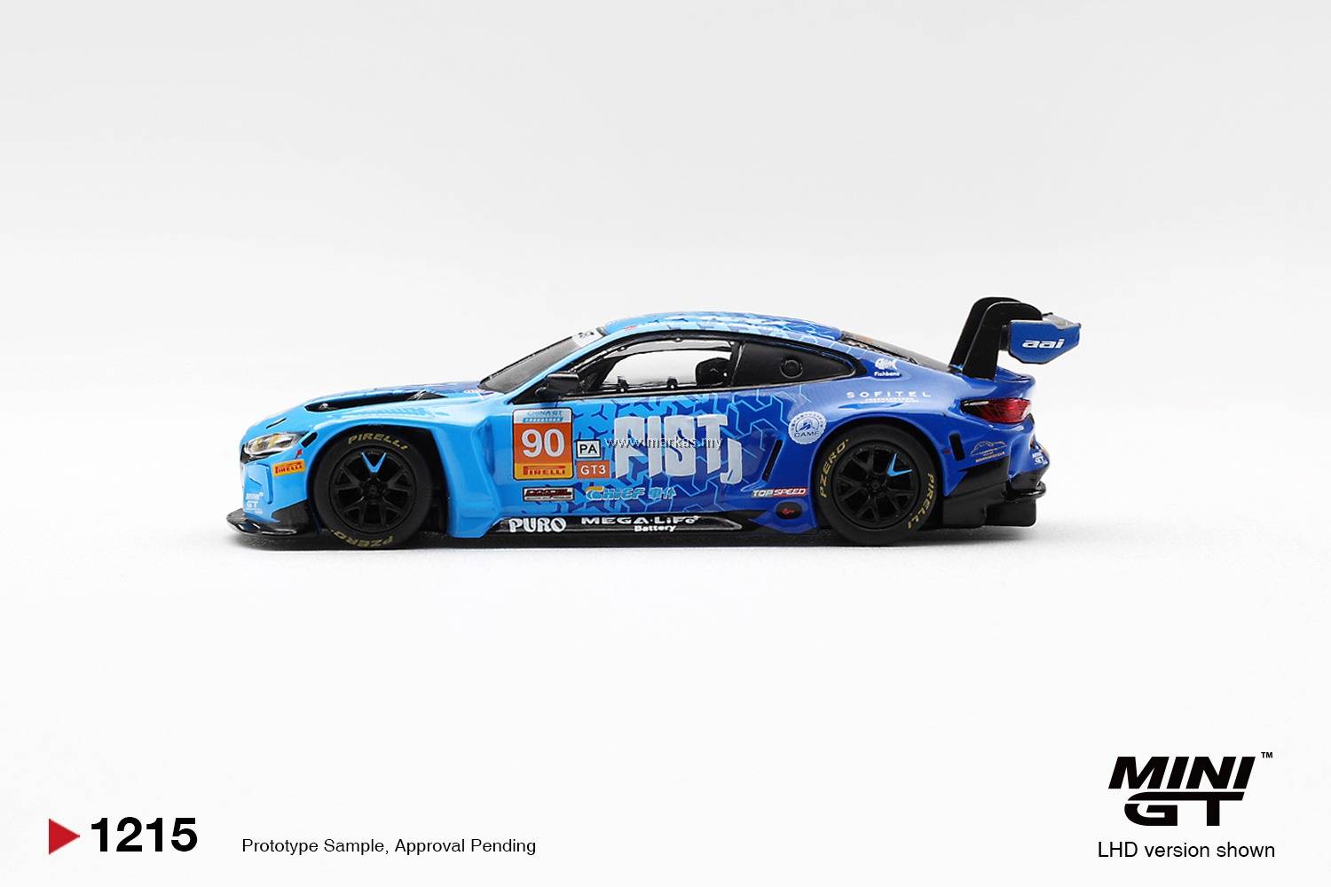 PO) MINI GT CHINA EXCLUSIVE 1/64 #1215 BMW M4 GT3 EVO #90 FIST
