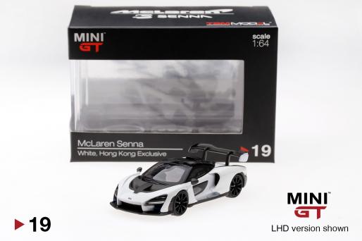 MINI GT 1/64 MCLAREN SENNA WHITE (HK EDITION)