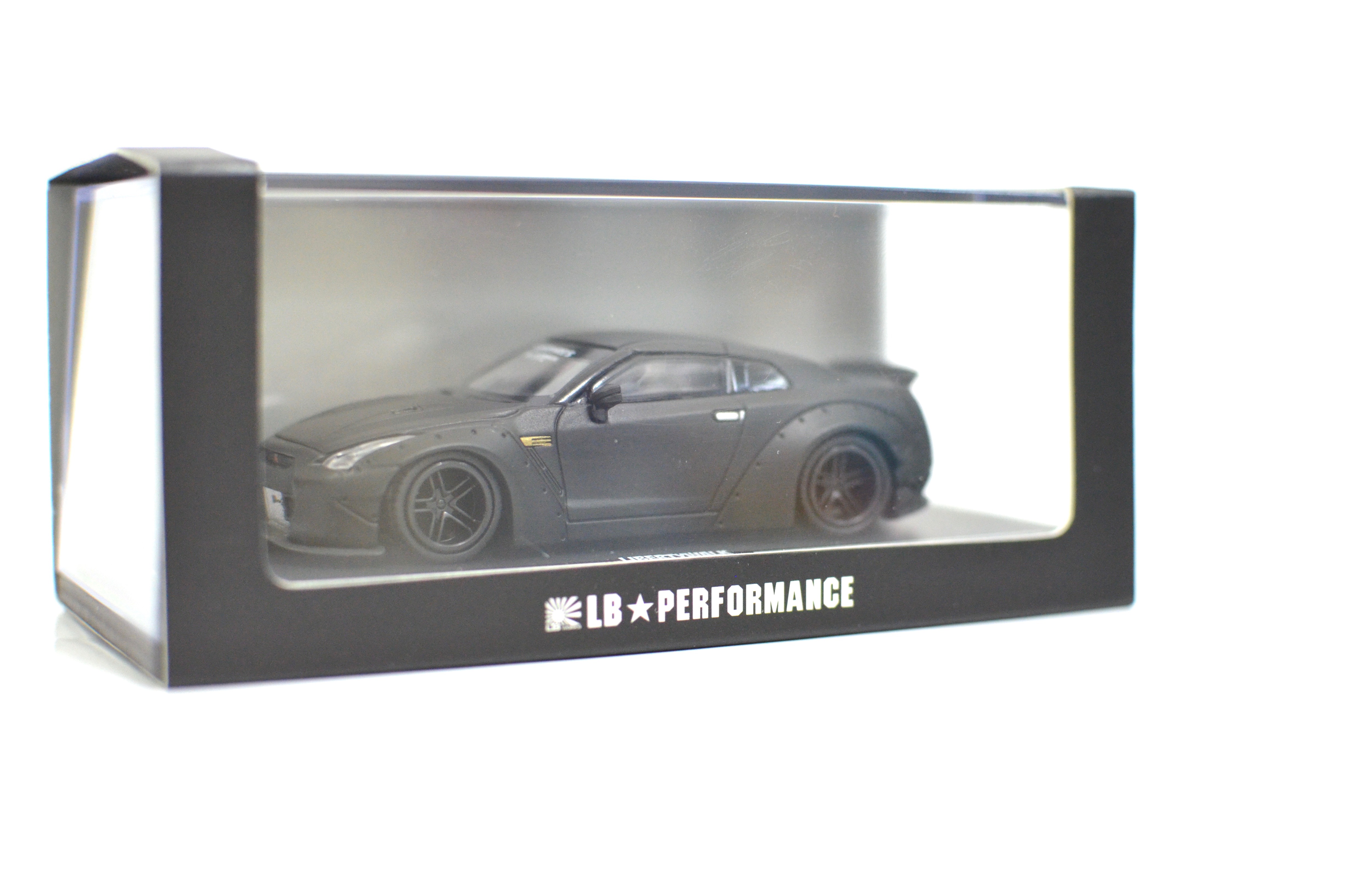 LB PERFORMANCE 1/64 LB NISSAN GT-R MATTE BLACK