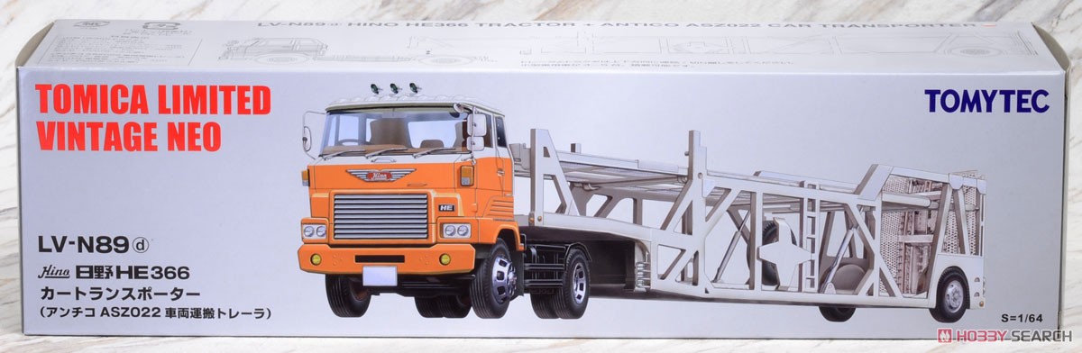 新品未使用！TOMICA LIMITED VINTAGE NEO LV-N89 TOMICA LIMITED VINTAGE NEO LV-N89d 1/64] HINO HE366 TRACTOR