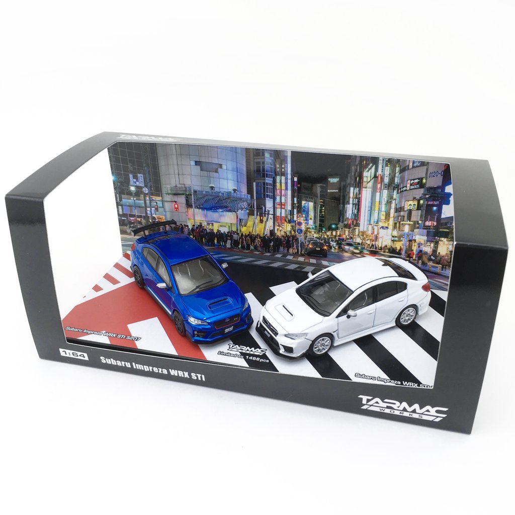 TARMAC WORKS 1 64 SUBARU IMPREZA WRX STI S207 S208 BOXSET TOKYO AUTO 