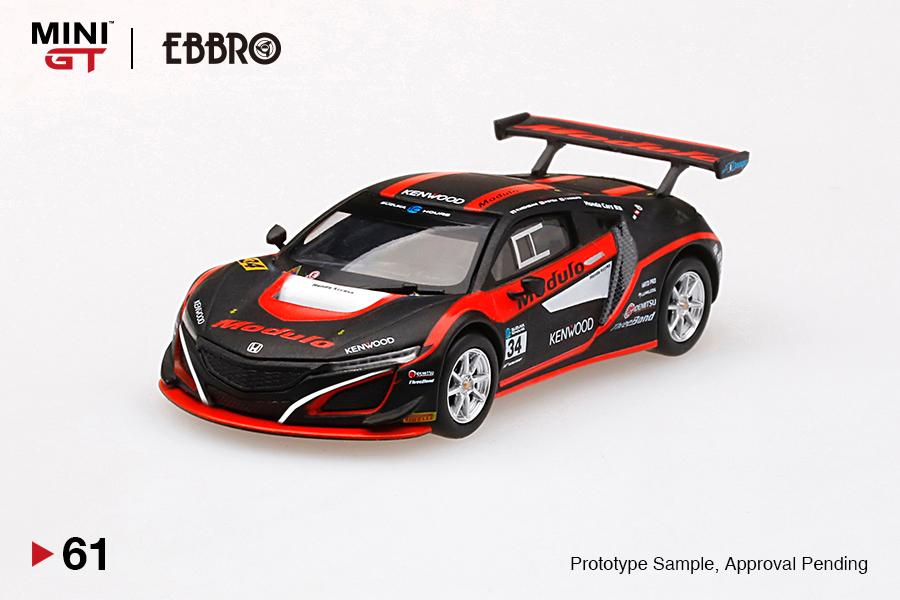 PO) MINI GT X EBBRO 1/64 #61 HONDA NSX GT3 #34 2018 SUZUKA