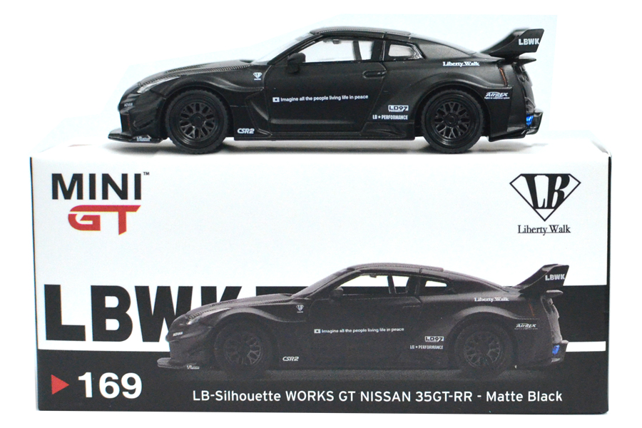MINI GT 1/64 #169 LB SILHOUETTE WORKS GT NISSAN 35GT-RR VER.1
