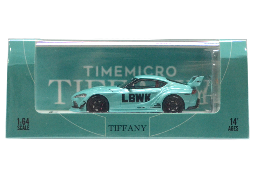 TIME MICRO 1/64 TOYOTA SUPRA LBWK TIFFANY WITH FIGURE