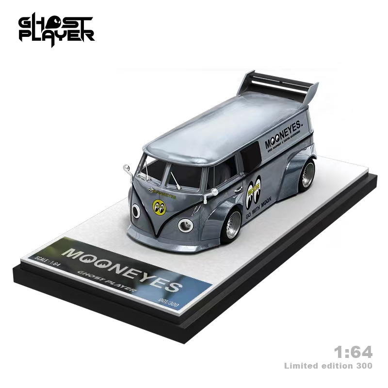 GHOST PLAYER 1/64 VOLKSWAGEN T1 MOONEYES ZAMAC