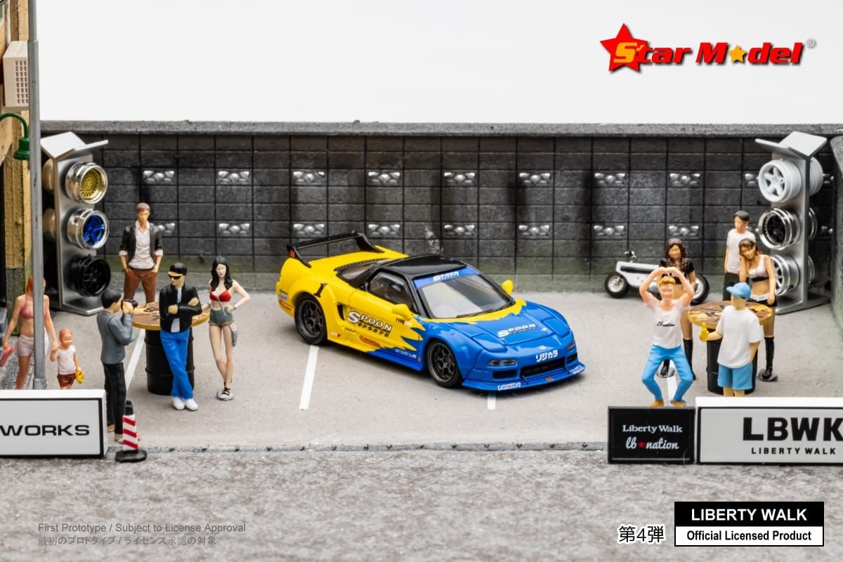 STAR MODEL 1/64 LBWK HONDA NSX SPOON