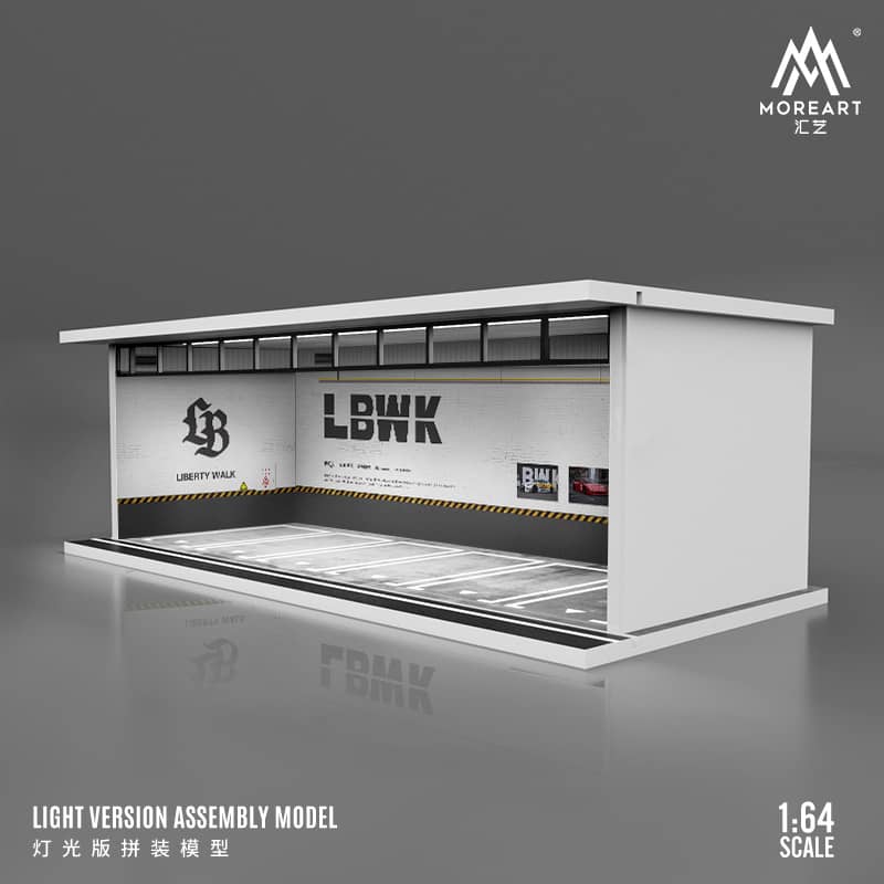 MOREART 1/64 DIORAMA GARAGE LBWK